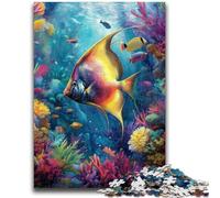 Rompecabezas para Adultos y Adolescentes: Peces de Aguas Profundas, un Juego desafiante para Todos, para Mujeres y Hombres, 26x38cm