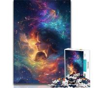 Rompecabezas para Adultos y Adolescentes Rainbow Universe de 1000 Piezas para Adultos Juegos Divertidos Cada Pieza es única Juego desafiante y Divertido para Toda la Familia 38x26cm