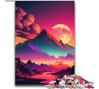 Rompecabezas para Adultos y Adolescentes, Rompecabezas con Escena Retro Vibrante, Juego de Preguntas, Toda la Familia, 70x100cm