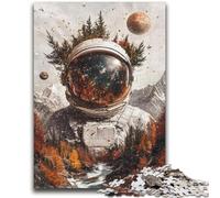 Rompecabezas para Adultos y Adolescentes, Rompecabezas de astronautas en Las montañas, Juego desafiante para Todos, para Mujeres, Regalos para Hombres, 26x38cm