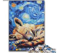 Rompecabezas para Adultos y Adolescentes, Rompecabezas de hiena, Juego de Preguntas sobre el Cielo Nocturno, Toda la Familia, 70x100cm