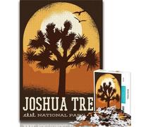Rompecabezas para Adultos y Adolescentes, Rompecabezas de Joshua Tree, Juego Educativo, Juguete de desafío, para decoración del hogar a Partir de 14 años, 38x26cm