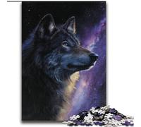 Rompecabezas para Adultos y Adolescentes, Rompecabezas Galaxy Wolf, desafío de Inteligencia Cerebral, Juguetes adictivos, Regalo Divertido para Mayores de 14 años, 70x100cm