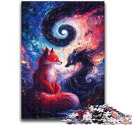 Rompecabezas para Adultos y Adolescentes, Rompecabezas Yin Yang Fox, Juego desafiante para Todos, para Mujeres, Regalos para Hombres, 50x75cm