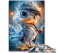 Rompecabezas para Adultos y Adolescentes Sherlock Holmes Gaviota Juegos educativos Decoración del hogar Colección de Artistas, Bellas Artes 38x26cm