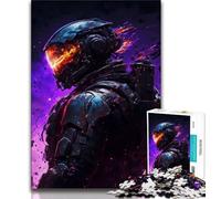 Rompecabezas para Adultos y Adolescentes: Tropas Negras en el Espacio Rompecabezas para Adultos Juego desafiante para Todos para Mujeres Regalos para Hombres 38x26cm