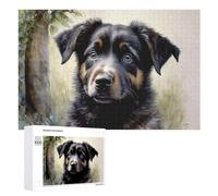 Rompecabezas para Adultos1000 PCS Adorable Australian Shepherd Pup -2 Rompecabezas De Juguete para Decoración De Pared Difícil Oferta Difícil como Regalo para Toda La Familia 1000 PCS
