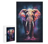 Rompecabezas para Adultos1000 PCS Amazing Elephant Rompecabezas para Adolescentes Juegos Relajantes para La Diversión Familiar Actividades Divertidas En Casa 1000 PCS