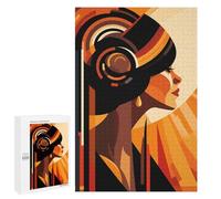 Rompecabezas para Adultos1000 PCS Art Deco Woman Rompecabezas para Adultos Juegos Divertidos Decoración De Pared Oferta como Regalos para Toda La Familia 1000 PCS