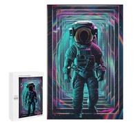 Rompecabezas para Adultos1000 PCS Astronaut Space Portal Rompecabezas para Adultos Juguete Decoración De Pared Regalos para Mujeres Ayuda A Ejercitar El Cerebro 1000 PCS