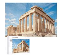 Rompecabezas para Adultos1000 PCS Athens Greece Acropolis Rompecabezas para Adultos Juego Práctico Decoración Cumpleaños 1000 PCS