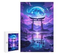 Rompecabezas para Adultos1000 PCS Celestial Torri Portal Rompecabezas para Adultos Juego De Ingenio Ensamblaje De Patrones Cumpleaños