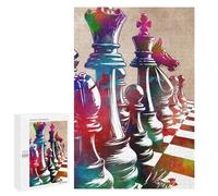 Rompecabezas para Adultos1000 PCS Chess Sport Art Rompecabezas para Adultos Juguete Decoración De Pared Desafío Difícil Cumpleaños Y Navidad 1000 PCS
