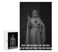 Rompecabezas para Adultos1000 PCS Christ Quote to Remember Rompecabezas para Adultos Juguete Decoración De Pared Desafío Difícil Cumpleaños Y Navidad 1000 PCS