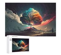 Rompecabezas para Adultos1000 PCS Colorful Clouds Over A Desert Landscape Rompecabezas para Adultos Juegos Divertidos Regalo De Cumpleaños Regalos De Cumpleaños 1000 PCS