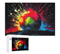 Rompecabezas para Adultos1000 PCS Colorful Explosion Artwork Rompecabezas De Juguete para Decoración De Pared Difícil Oferta Difícil como Regalo para Toda La Familia 1000 PCS