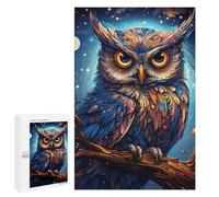 Rompecabezas para Adultos1000 PCS Colorful Night Owl Art Rompecabezas De Juguete para Decoración De Pared Difícil Oferta Difícil como Regalo para Toda La Familia 1000 PCS
