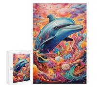 Rompecabezas para Adultos1000 PCS Colorful Ocean Dreams Rompecabezas De Juguete para Decoración De Pared Difícil Oferta Difícil como Regalo para Toda La Familia 1000 PCS