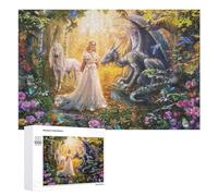 Rompecabezas para Adultos1000 PCS Enchanted Forest Fantasy Puzzle Rompecabezas para Adultos Juegos Divertidos Regalo De Cumpleaños Regalos De Cumpleaños 1000 PCS