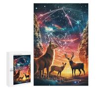 Rompecabezas para Adultos1000 PCS Enchanted Forest Whispers -3 Rompecabezas para Adolescentes Juego De Ingenio Arte De Pared Cumpleaños 1000 PCS