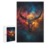 Rompecabezas para Adultos1000 PCS Galactic Demon Skull -1 Rompecabezas para Adolescentes Juegos Relajantes para La Diversión Familiar Actividades Divertidas En Casa 1000 PCS
