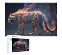 Rompecabezas para Adultos1000 PCS Galactic Tiger Cosmic Majesty Unleashed Rompecabezas para Adultos Juegos Divertidos Regalo De Cumpleaños Regalos De Cumpleaños 1000 PCS