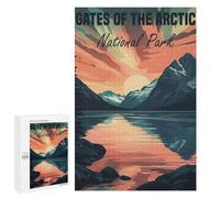 Rompecabezas para Adultos1000 PCS Gates of The Arctic National Park Rompecabezas para Adultos Juegos Divertidos Decoración De Pared Oferta como Regalos para Toda La Familia 1000 PCS