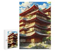 Rompecabezas para Adultos1000 PCS Japanese Pagoda Garden Rompecabezas De Juguete para Decoración De Pared Difícil Oferta Difícil como Regalo para Toda La Familia 1000 PCS