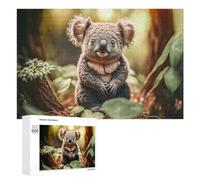Rompecabezas para Adultos1000 PCS Koala in The Wild Nature's Adorable Masterpiece Rompecabezas para Adultos Juegos Familiares Análisis Y Lógica Reducción del Estrés Regalos 1000 PCS
