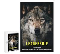Rompecabezas para Adultos1000 PCS Leadership Alpha Wolf Rompecabezas para Adultos Juego Familiar Regalos para Mujeres Regalos De Juegos Desafiantes 1000 PCS