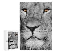 Rompecabezas para Adultos1000 PCS Lion King Face Poster Rompecabezas para Adultos Juego De Ingenio Ensamblaje De Patrones Cumpleaños