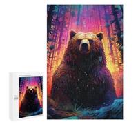 Rompecabezas para Adultos1000 PCS Magical Forest Bear Rompecabezas De Juguete para Decoración De Pared Difícil Oferta Difícil como Regalo para Toda La Familia 1000 PCS
