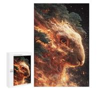 Rompecabezas para Adultos1000 PCS Magical Forest Rabbit Rompecabezas para Adolescentes para Diversión Familiar Difícil Y Desafiante Gran Regalo para Jugar 1000 PCS