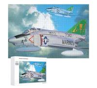 Rompecabezas para Adultos1000 PCS Mcdonnell Douglas F4 Phan Rompecabezas para Adultos Juegos Familiares Decoración del Hogar Cumpleaños 1000 PCS