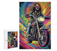 Rompecabezas para Adultos1000 PCS Motorcycle Dreams in Color Rompecabezas para Adolescentes Juego De Ingenio Arte De Pared Cumpleaños 1000 PCS