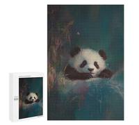 Rompecabezas para Adultos1000 PCS Panda Cub Rompecabezas para Adultos Juegos Divertidos Decoración De Pared Oferta como Regalos para Toda La Familia 1000 PCS