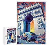 Rompecabezas para Adultos1000 PCS Paris ARC De Triomphe 3 Rompecabezas para Adultos Juguete Decoración De Pared Desafío Difícil Cumpleaños Y Navidad 1000 PCS