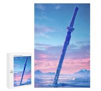 Rompecabezas para Adultos1000 PCS Permafrost Blade Rompecabezas para Adultos Juguete Decoración De Pared Desafío Difícil Cumpleaños Y Navidad 1000 PCS