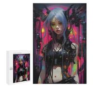 Rompecabezas para Adultos1000 PCS Punk Girl No8 Rompecabezas para Adultos Juguete Decoración De Pared Desafío Difícil Cumpleaños Y Navidad 1000 PCS