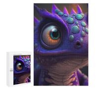 Rompecabezas para Adultos1000 PCS Purple Fantasy Creature Rompecabezas para Adultos Juguete Decoración De Pared Desafío Difícil Cumpleaños Y Navidad 1000 PCS