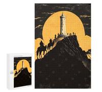 Rompecabezas para Adultos1000 PCS Silhouettes at The Tower Rompecabezas para Adultos Juegos Divertidos Decoración De Pared Oferta como Regalos para Toda La Familia 1000 PCS