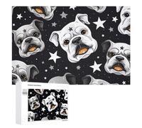 Rompecabezas para Adultos1000 PCS Space Puppies Cute Celestial Canines Rompecabezas para Adultos Juegos Familiares Análisis Y Lógica Reducción del Estrés Regalos 1000 PCS