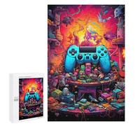 Rompecabezas para Adultos1000 PCS Video Game Odyssey Controller in A Fantasy World Rompecabezas para Adultos Juego De Ingenio Regalo De Cumpleaños para Cumpleaños, Navidad 1000 PCS