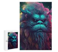 Rompecabezas para Adultos1000 PCS Yeti Supernaturalism Rompecabezas para Adultos Juegos Familiares Mejora La Memoria Cumpleaños Y Navidad 1000 PCS