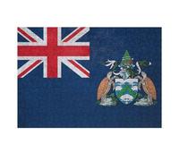 Rompecabezas para Adultos1000pcs(38x26cm) Flag of Ascension Island Rompecabezas para Adultos Juegos Divertidos Pero Divertidos Y Humorísticos Actividades Divertidas En Casa 1000pcs(38x26cm)
