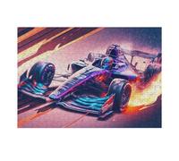 Rompecabezas para Adultos1000pcs(38x26cm) Formula 1 Speed Racing Car Artwork Rompecabezas para Adultos Juego De Ingenio para La Diversión Familiar Regalos para Reducir El Estrés 1000pcs(38x26cm)