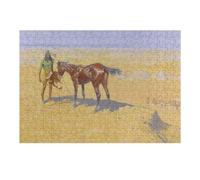 Rompecabezas para Adultos1000pcs(38x26cm) Indian Before The Battle Rompecabezas para Adultos Juegos Relajantes Vacaciones En Casa Matar El Tiempo para Cumpleaños, Navidad 1000pcs(38x26cm)
