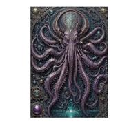 Rompecabezas para Adultos1000pcs(38x26cm) King Mythological Cthulhu Rompecabezas para Adultos Juegos Relajantes Vacaciones En Casa Matar El Tiempo para Cumpleaños, Navidad 1000pcs(38x26cm)