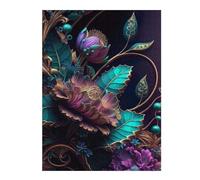 Rompecabezas para Adultos1000pcs(52x38cm) Colorful Abstract Lotus Rompecabezas para Adultos Juego De Ingenio para La Diversión Familiar Regalos para Reducir El Estrés 1000pcs(52x38cm)