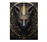 Rompecabezas para Adultos1000pcs(52x38cm) Golden Feline Majesty Rompecabezas para Adultos Juegos Relajantes Vacaciones En Casa Matar El Tiempo para Cumpleaños, Navidad 1000pcs(52x38cm)